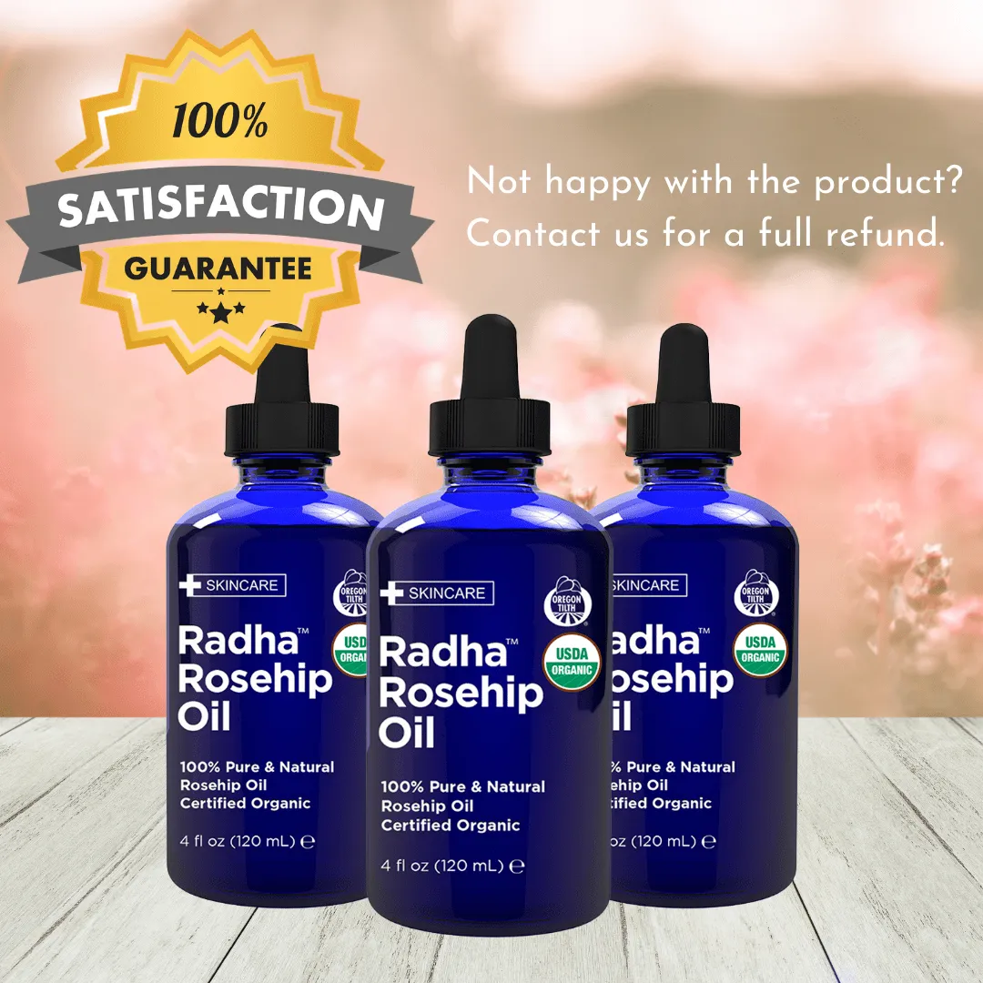 100% Pure and Organic Rosehip Oil