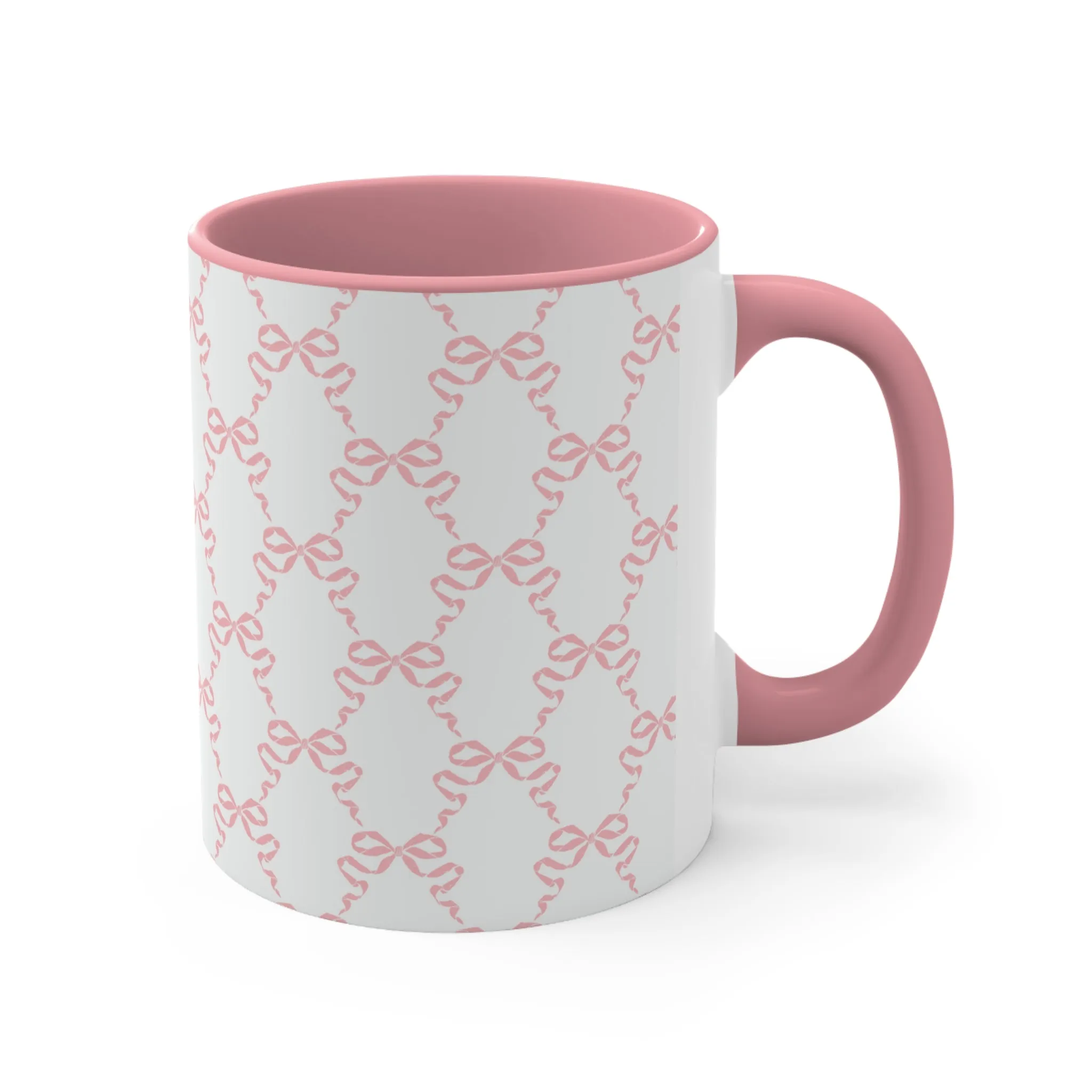 11oz Coquette Pink Bow Ceramic Mug