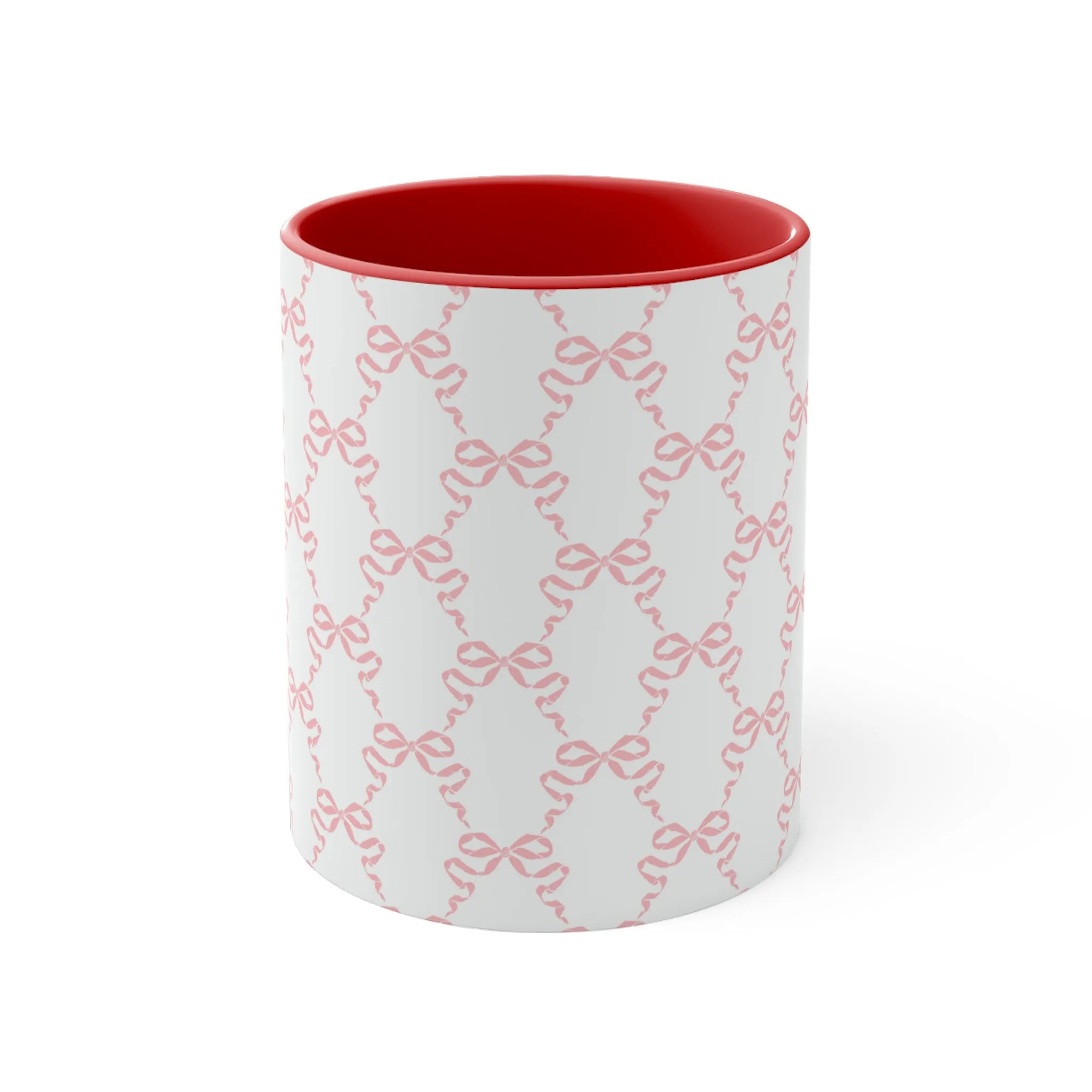 11oz Coquette Pink Bow Ceramic Mug