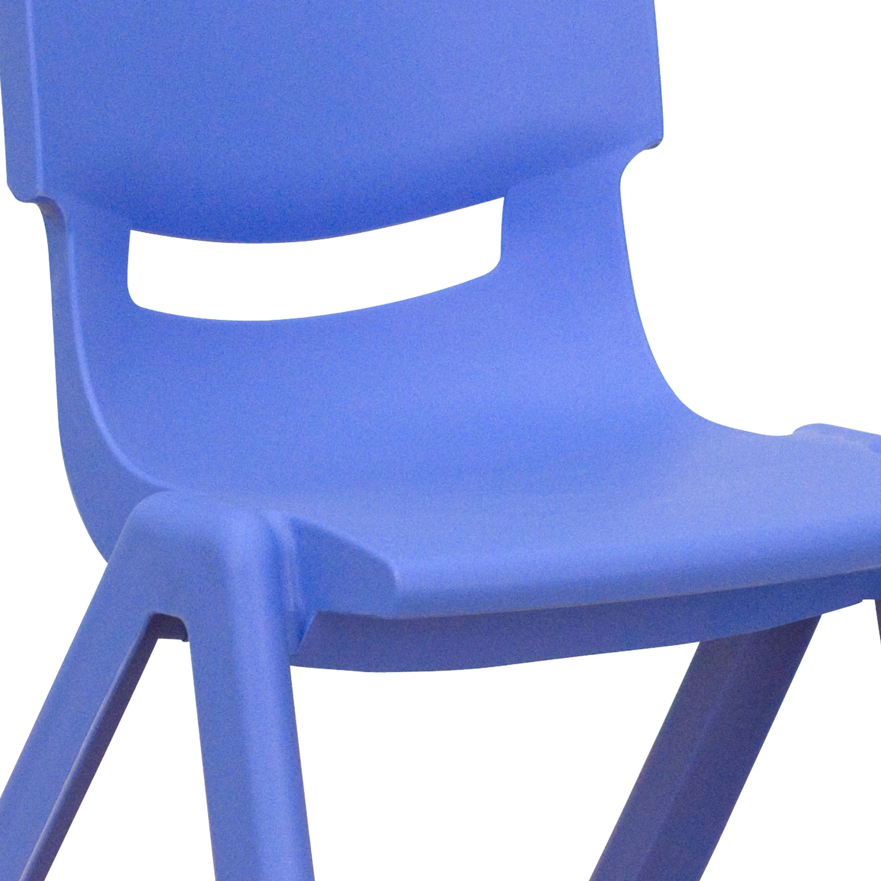 2 Pack Plastic Stackable School Chair with 10.5" Seat Height