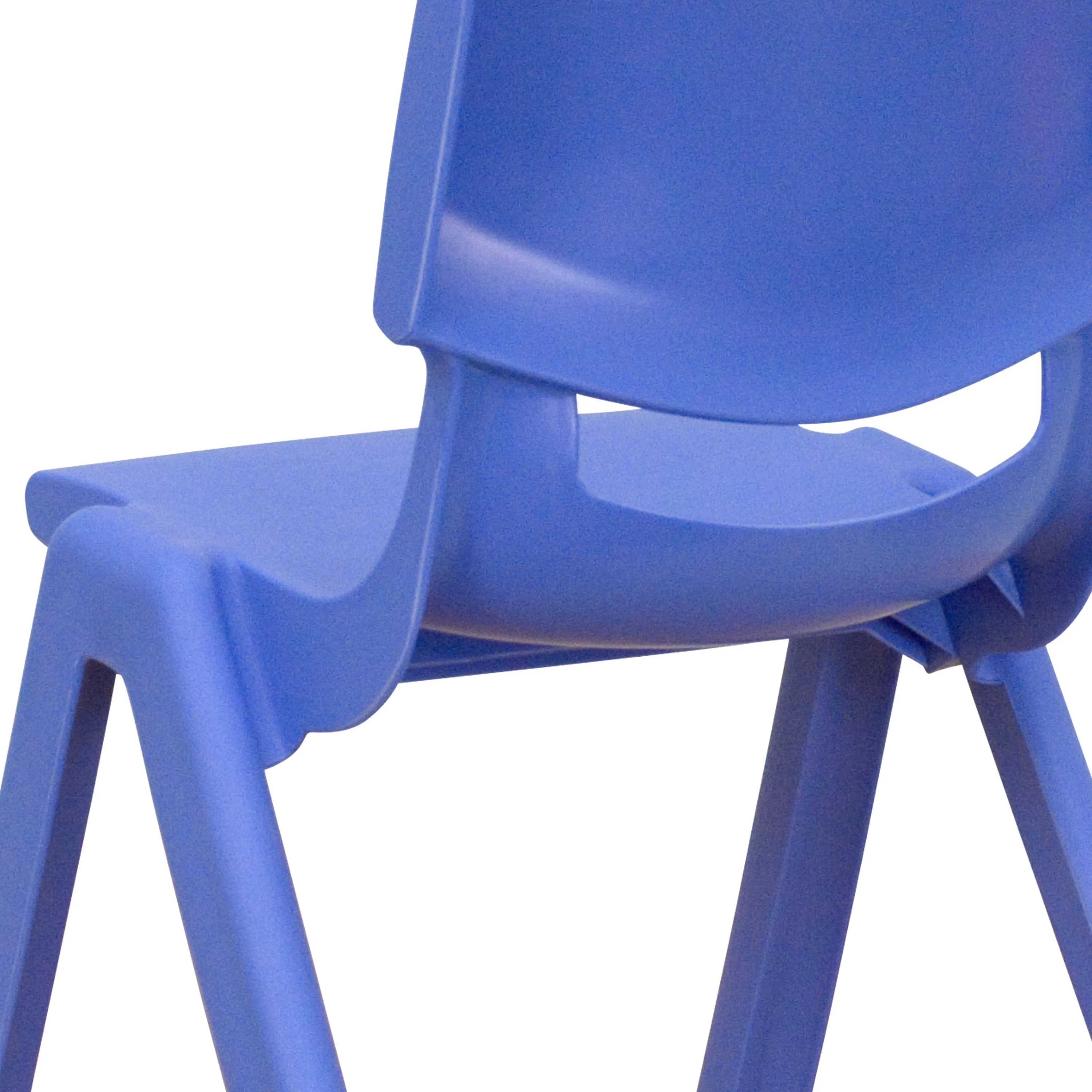 2 Pack Plastic Stackable School Chair with 10.5" Seat Height