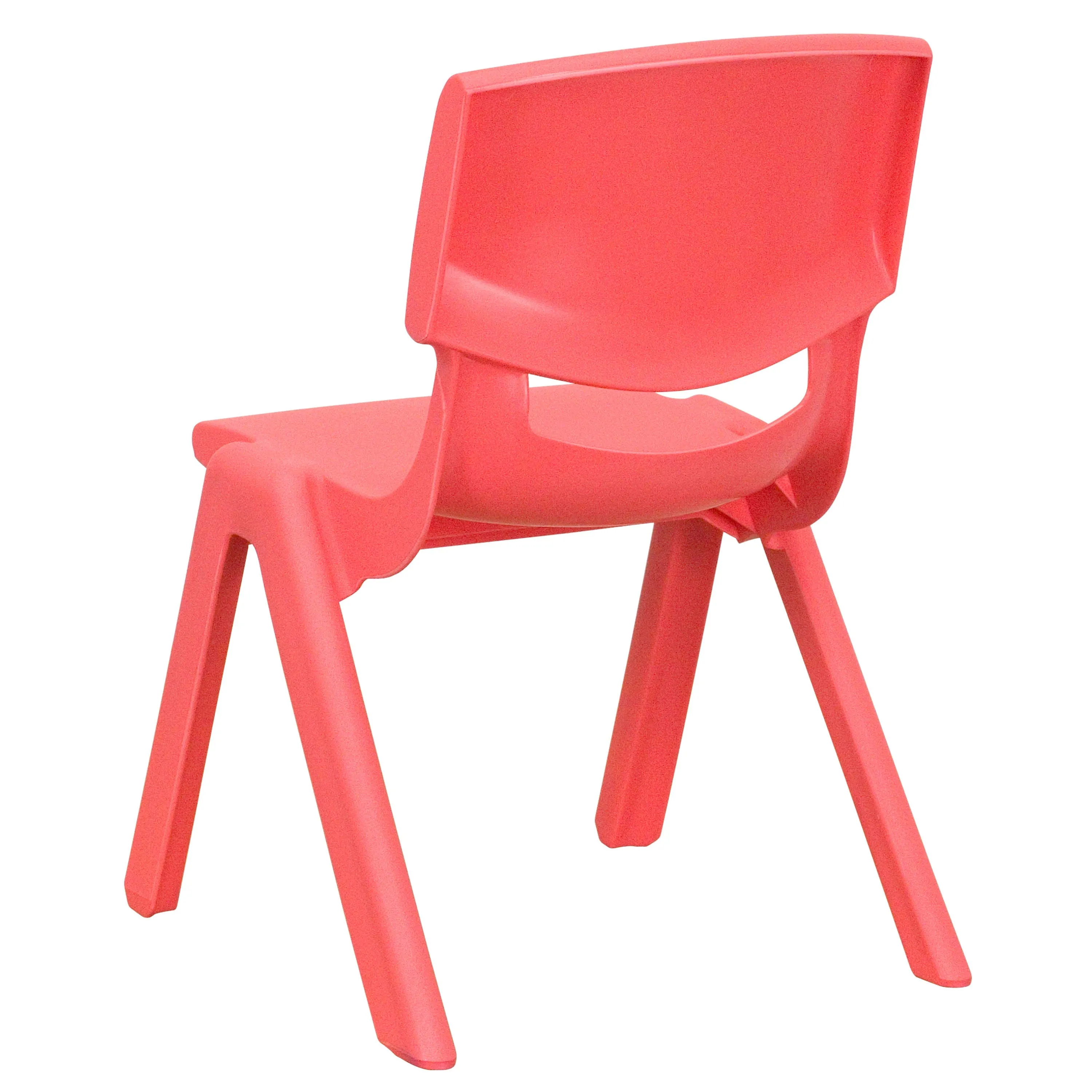 2 Pack Plastic Stackable School Chair with 10.5" Seat Height