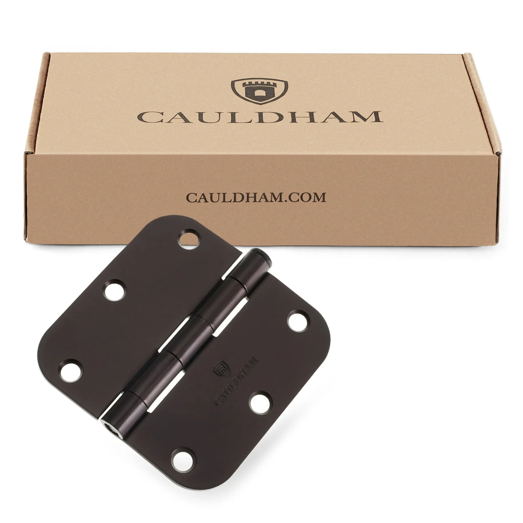 3-1/2" Heavy-Duty Interior Door Hinges - Oil Rubbed Bronze- Cauldham