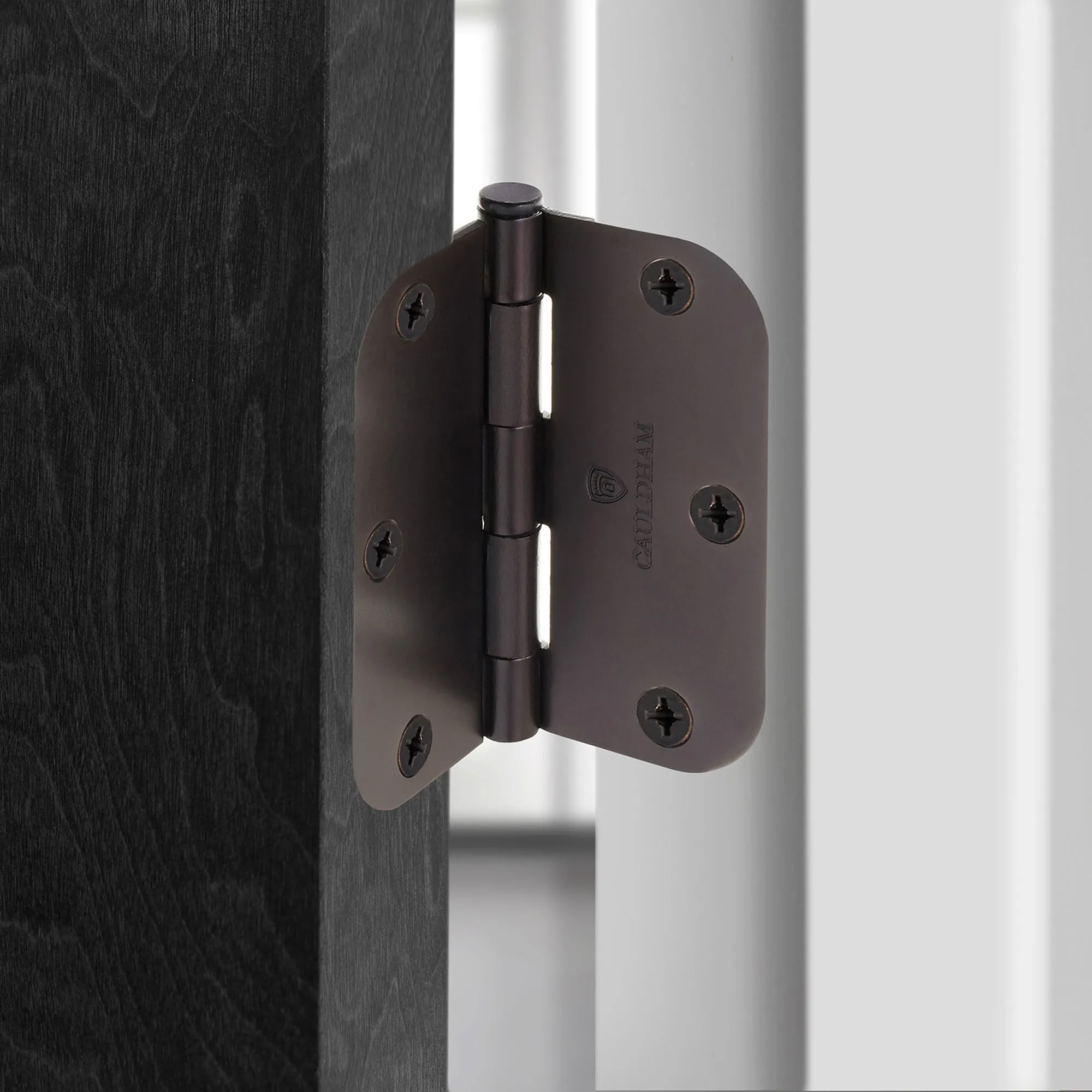 3-1/2" Heavy-Duty Interior Door Hinges - Oil Rubbed Bronze- Cauldham