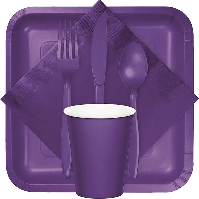 Amethyst Dinner Napkins 3Ply 1/4Fld (25/Pkg)