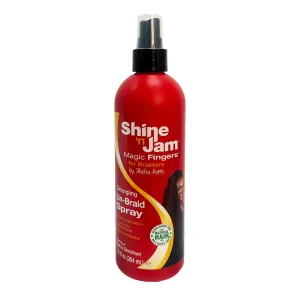 Ampro Shine 'n Jam Magic Fingers Detangling Un-Braid Spray 12oz/354ml