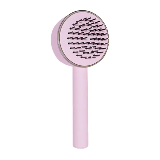 Anti-Static Self Cleaning Hair Brush