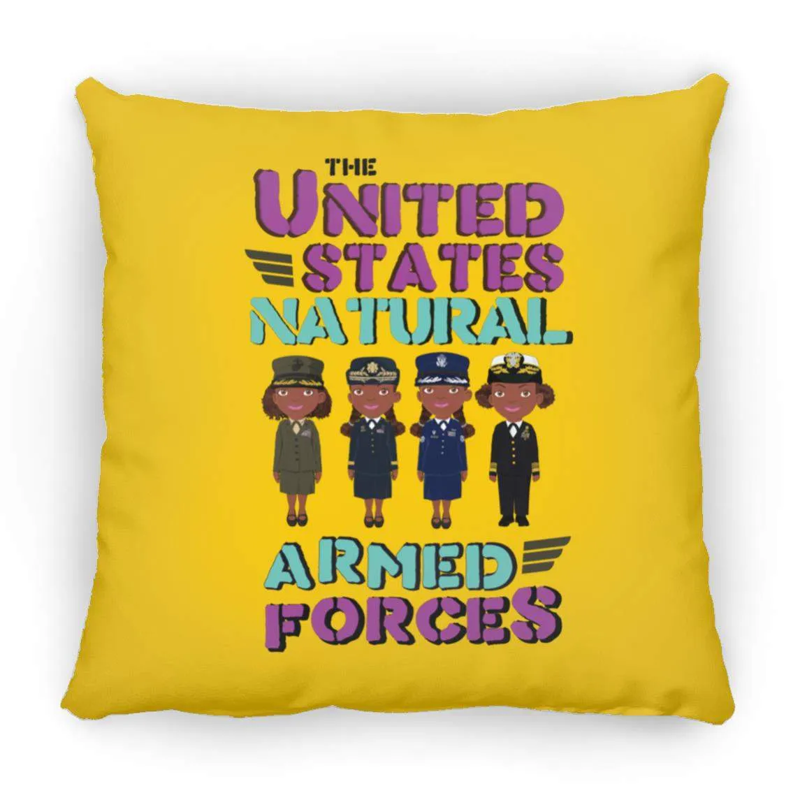 Armed Forces Throw Pillow 16x16