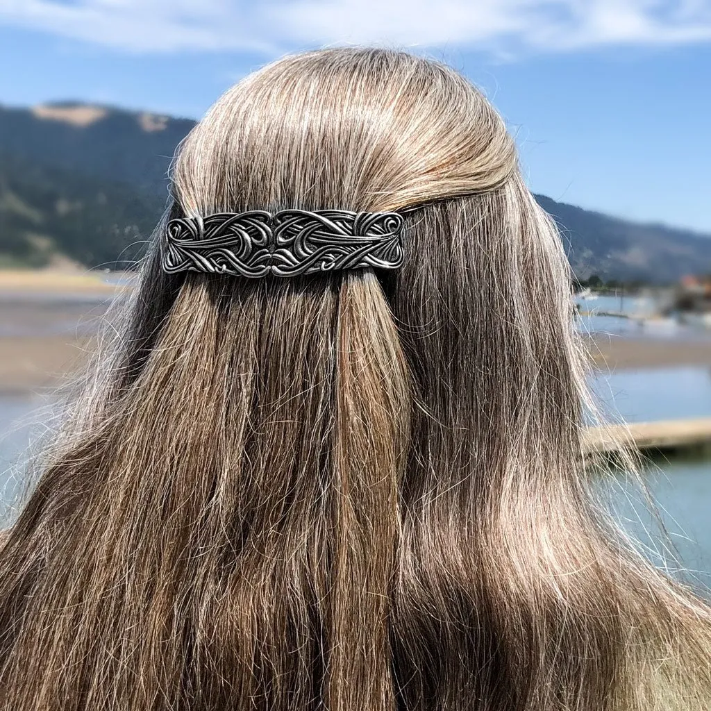 Art Nouveau Swirl Barrette