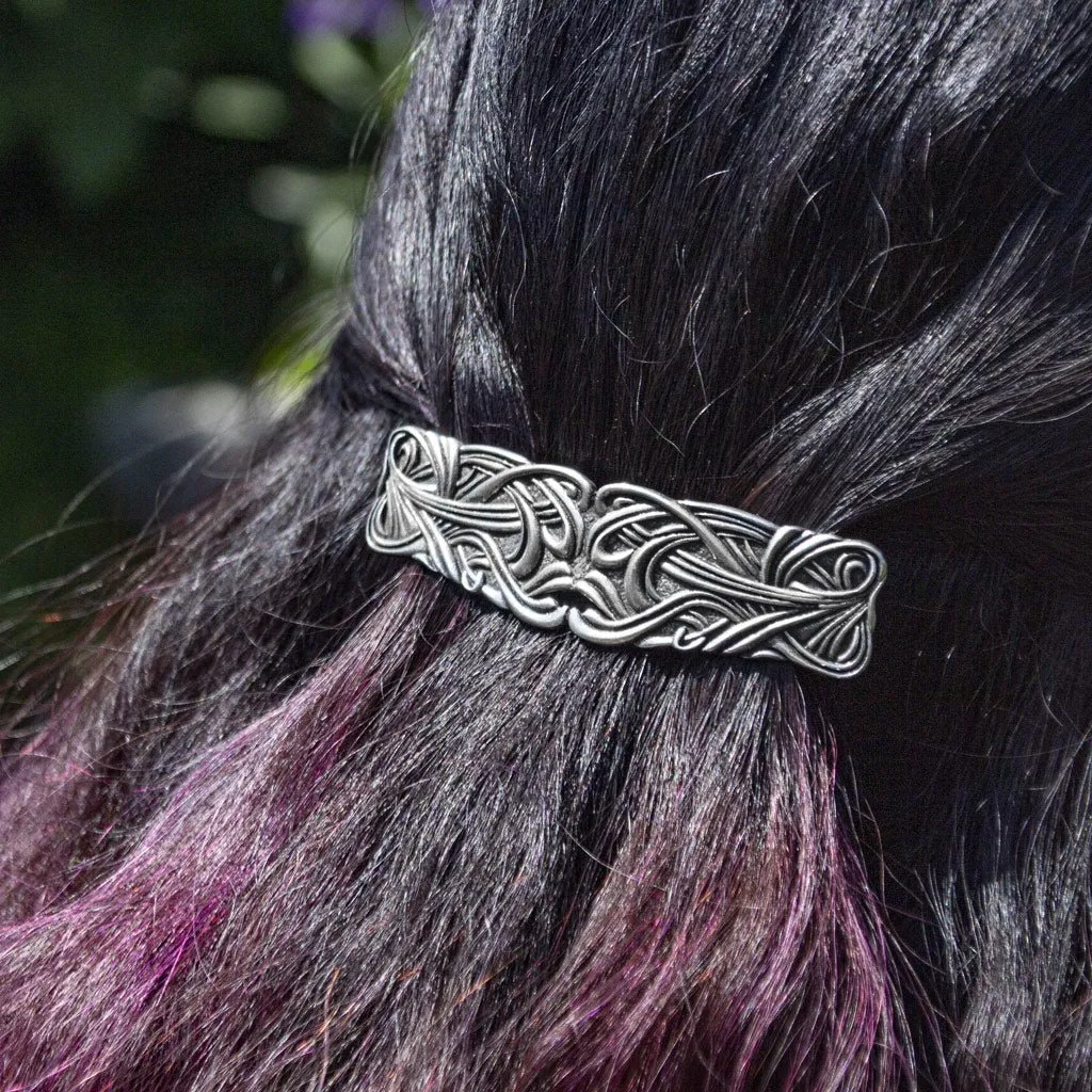 Art Nouveau Swirl Barrette