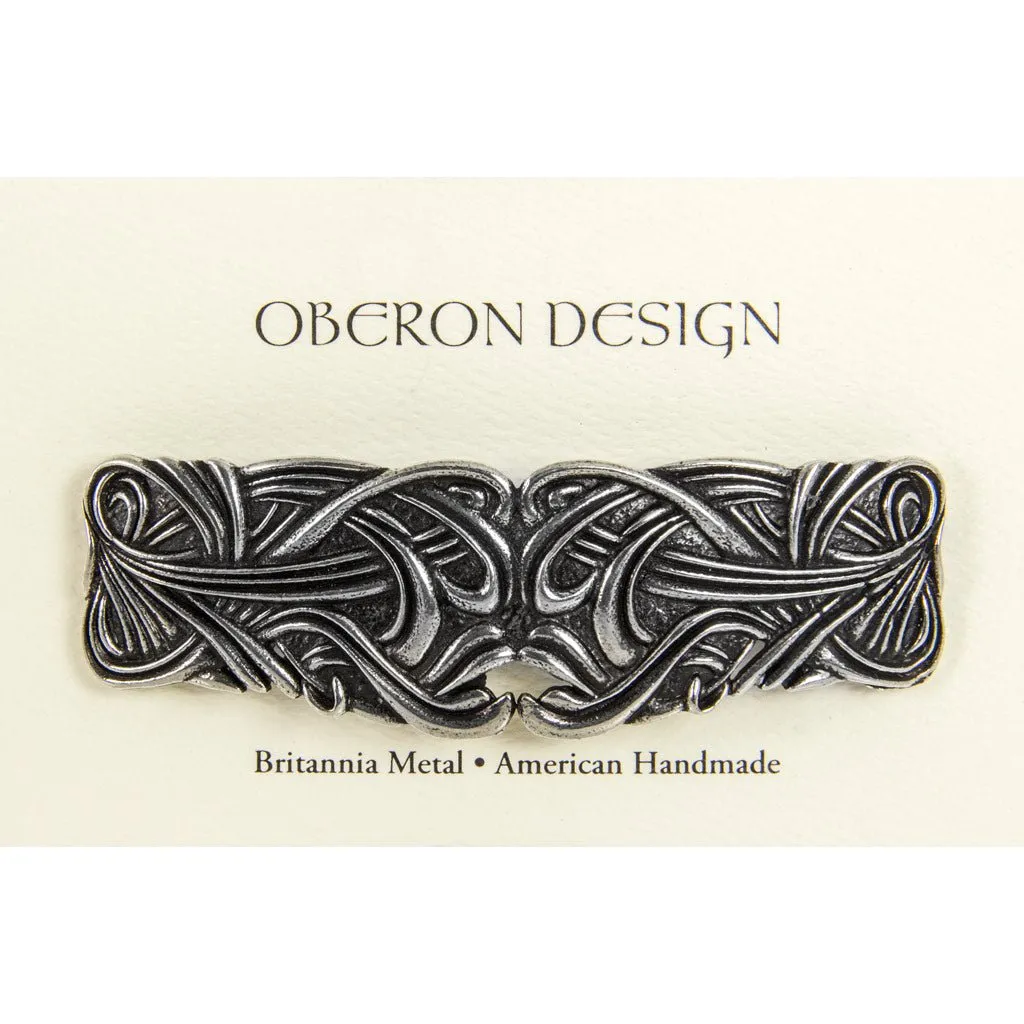 Art Nouveau Swirl Barrette