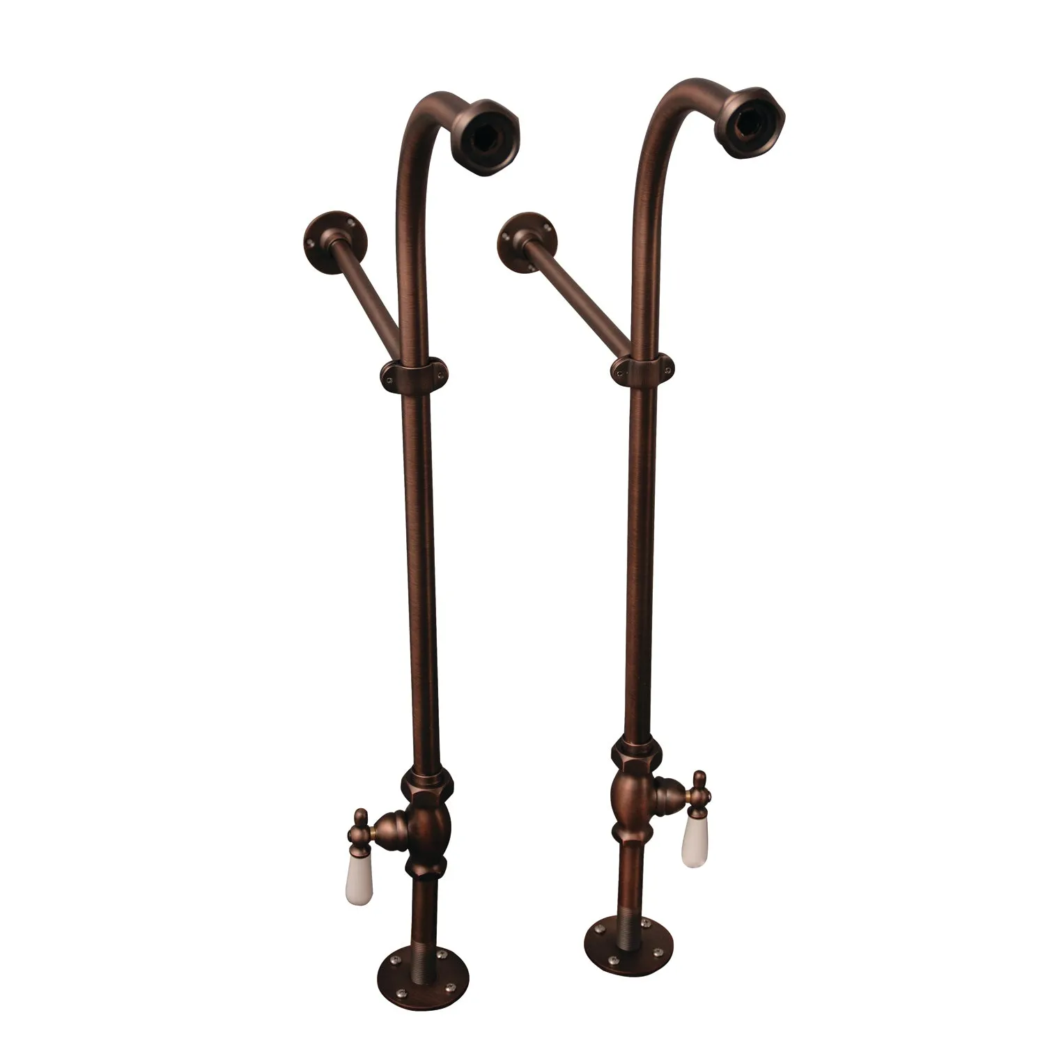 Bartlett 60" Cast Iron Roll Top Tub Kit-Oil Rubbed Bronze Accessories