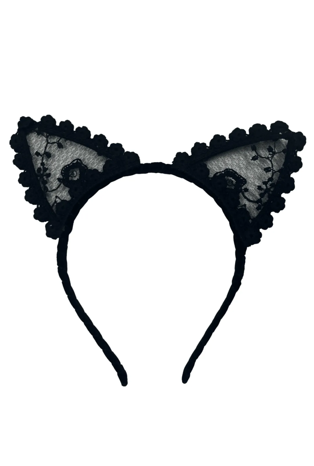 Black Lace Cat Ears