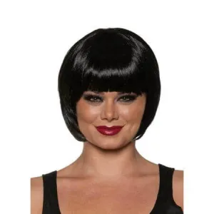 Bob Cut Wig - Black