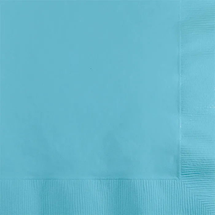 Bulk Pack of 100 Pastel Blue Beverage Napkins 2Ply