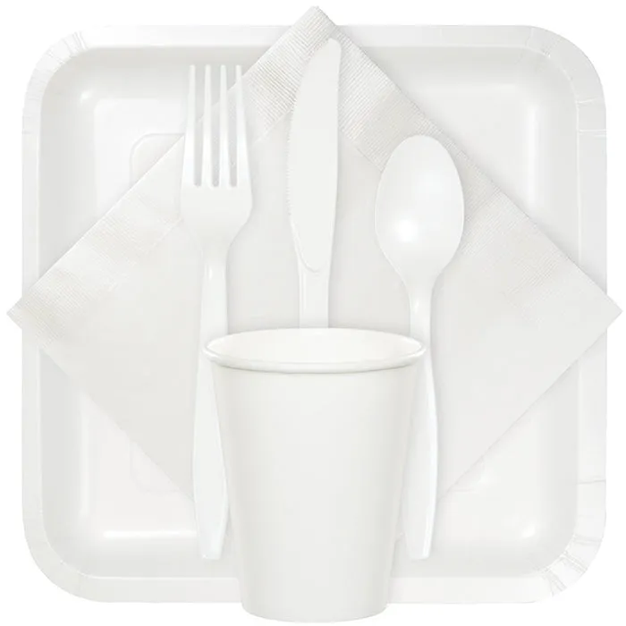 Bulk White Value Friendly Luncheon Napkins (240 per Case)