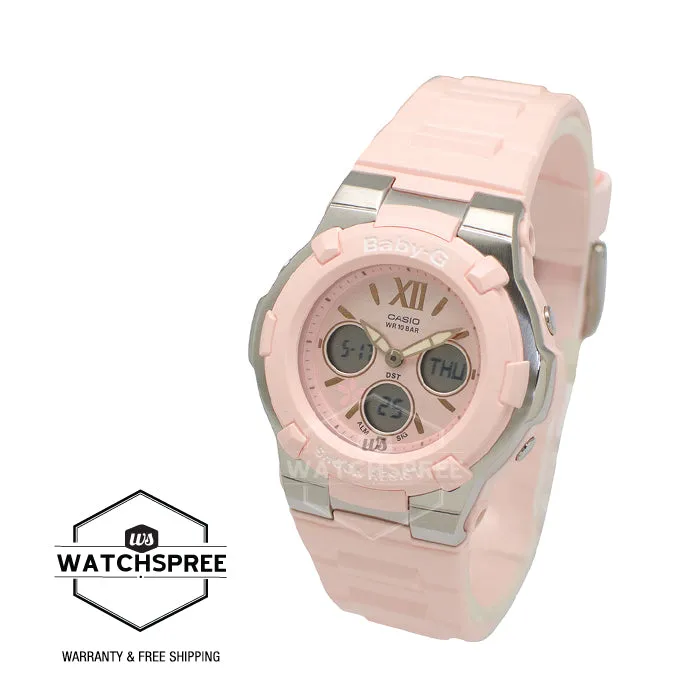 Casio Baby-G Pastel Color Series Peach Resin Band Watch BGA110BL-4B BGA-110BL-4B