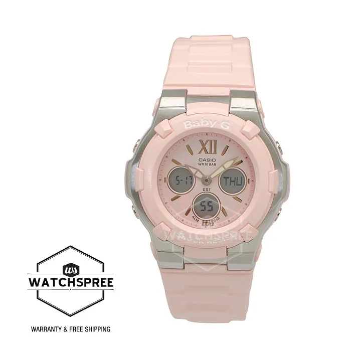 Casio Baby-G Pastel Color Series Peach Resin Band Watch BGA110BL-4B BGA-110BL-4B