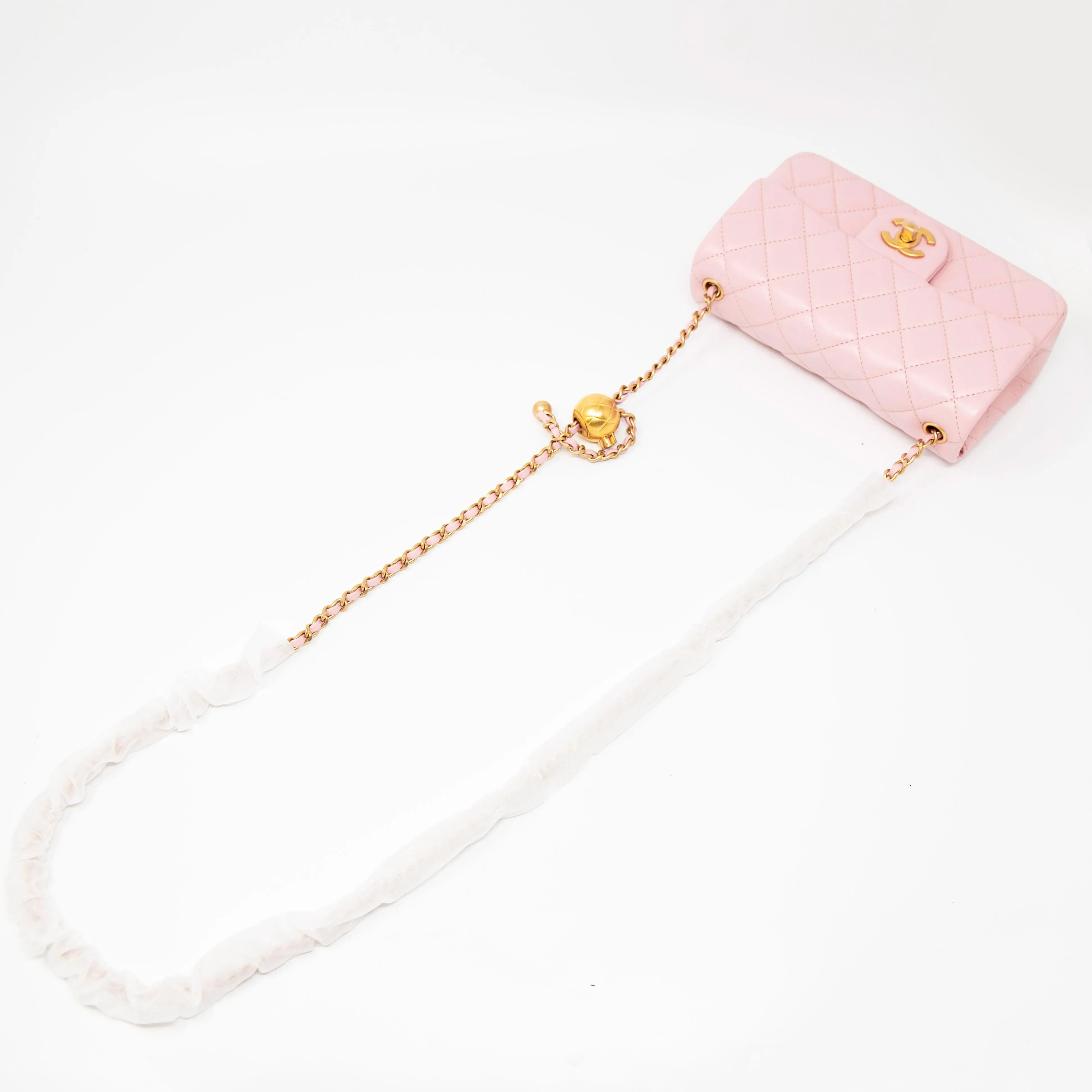 Chanel Pink Mini Pearl Crush Flap