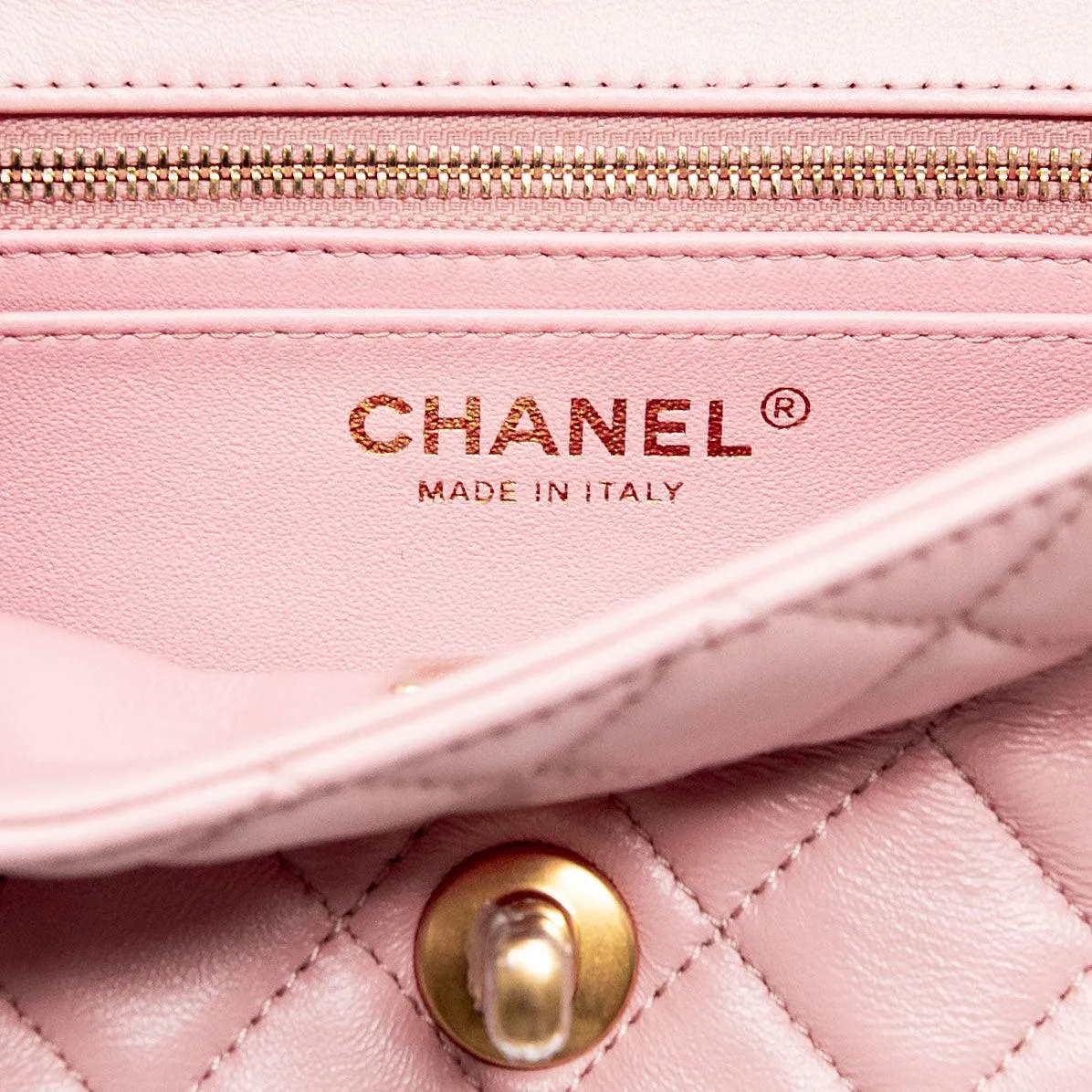 Chanel Pink Mini Pearl Crush Flap