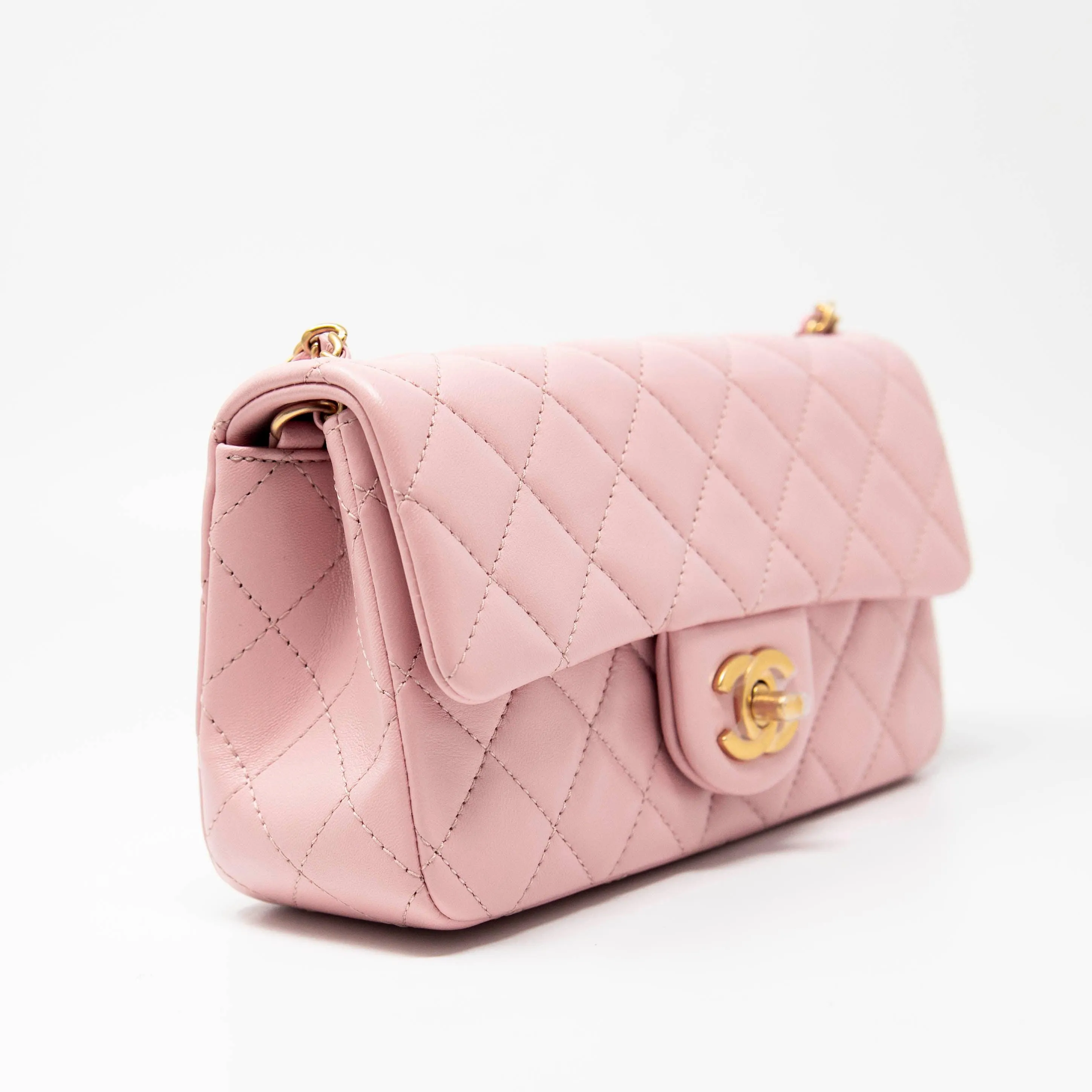 Chanel Pink Mini Pearl Crush Flap