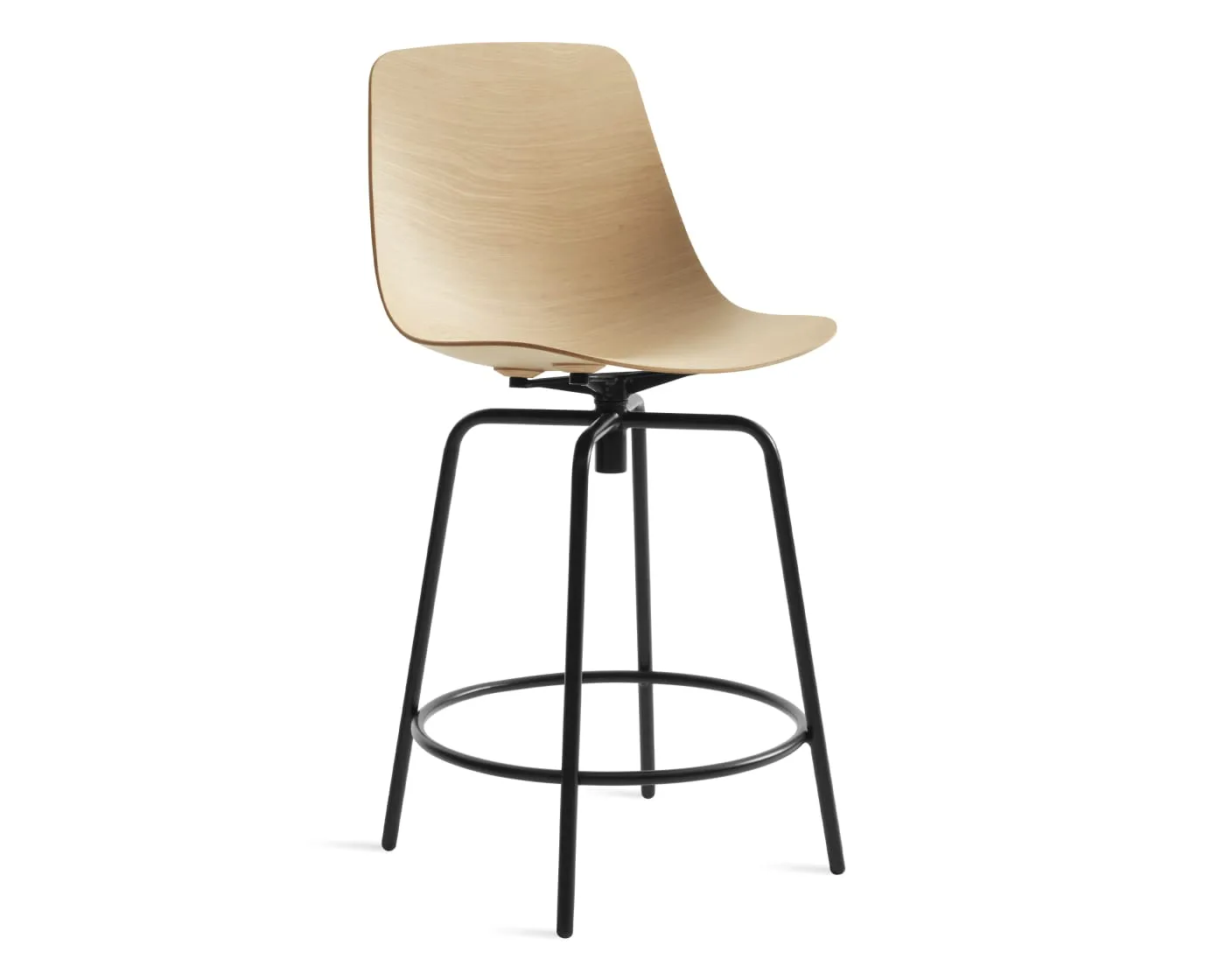 Clean Cut Swivel Stool