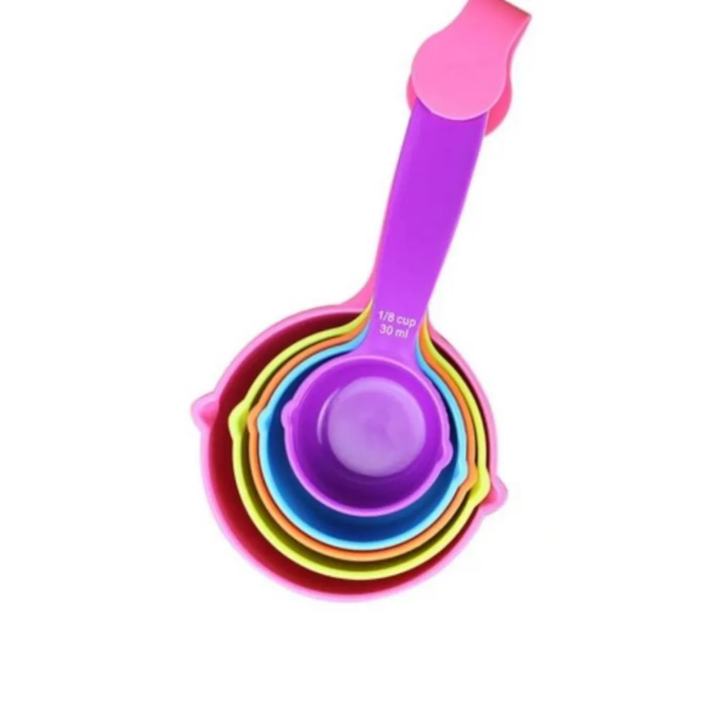 Colorful Plastic Measuring Spoons Set