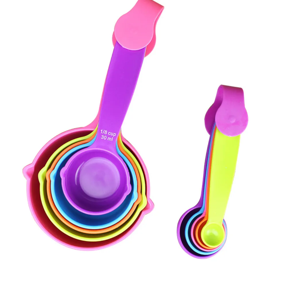 Colorful Plastic Measuring Spoons Set