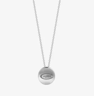 Culver C Logo Organic Petite Necklace - Sterling Silver