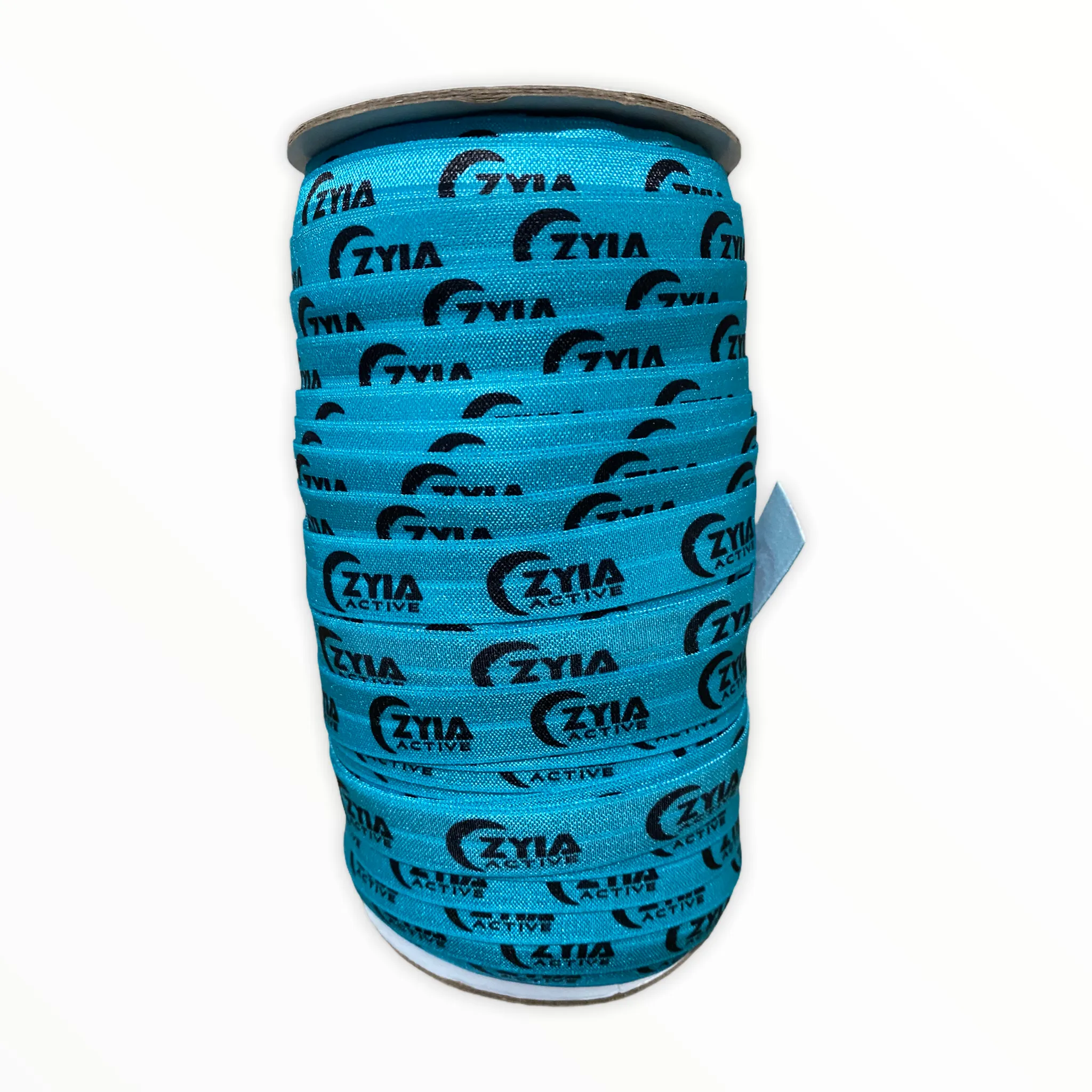 Custom Printed Fold Over Elastic by the Roll