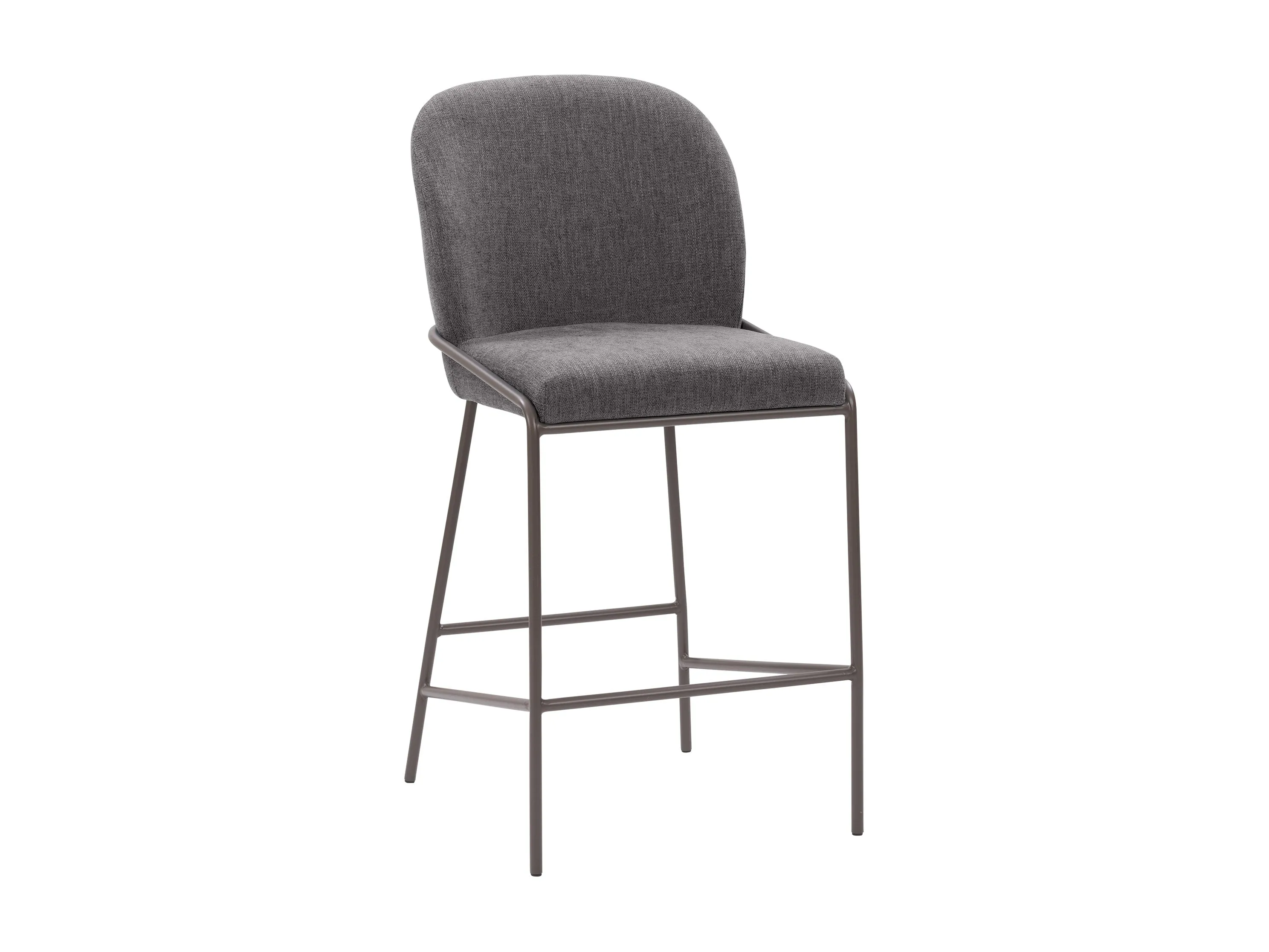 Dark Grey Modern Bar Stool