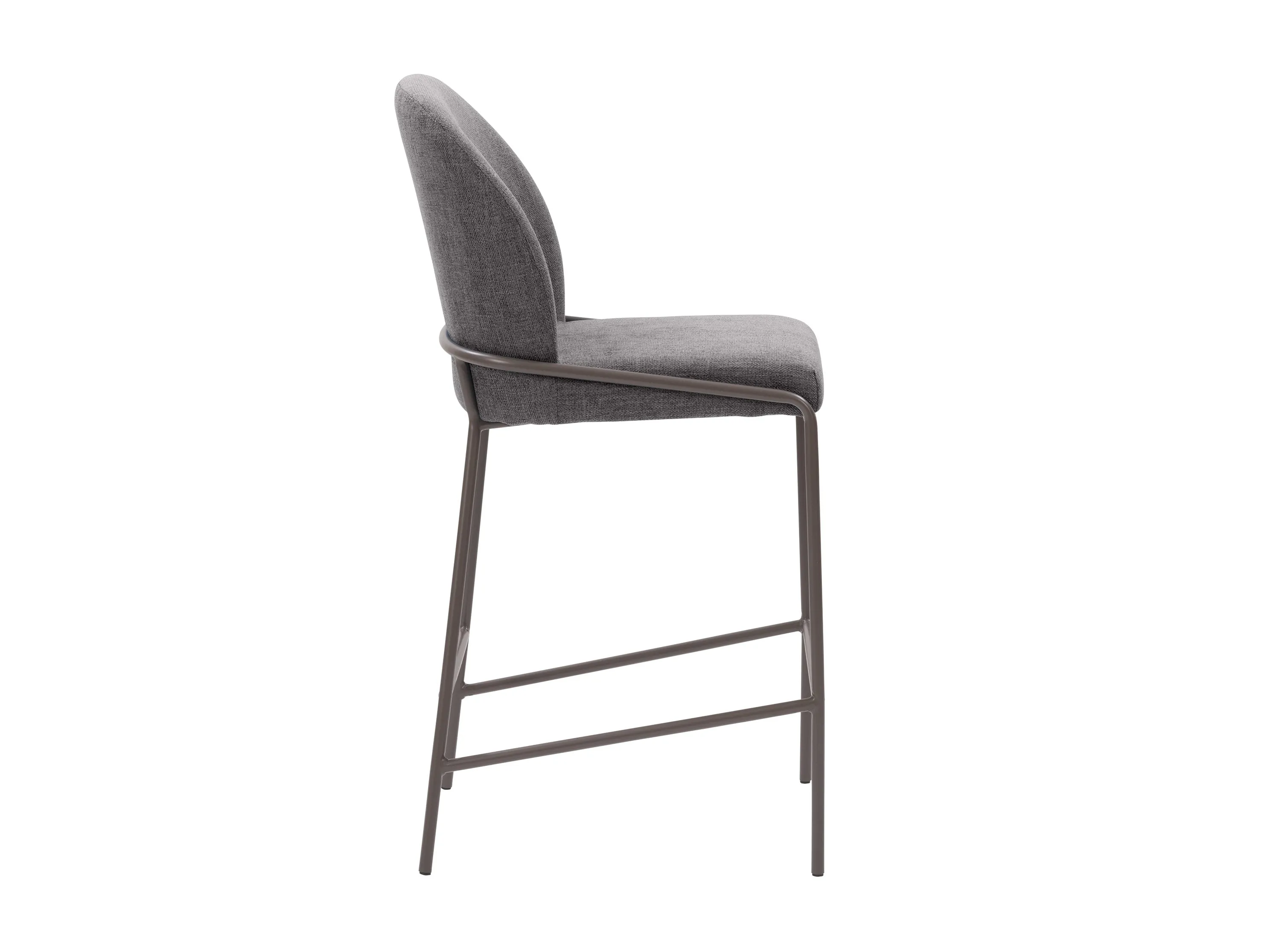 Dark Grey Modern Bar Stool