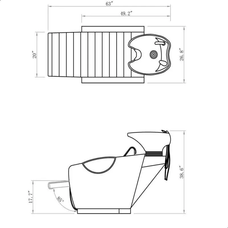 DIR Victoria Shampoo Backwash Unit