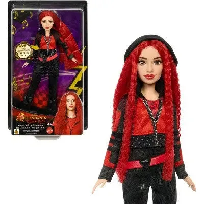 Disney Descendants: The Rise of Red Doll – Singing Red Doll with Movie-Inspired Clothes & Accessories, Sings “Seeing Red”