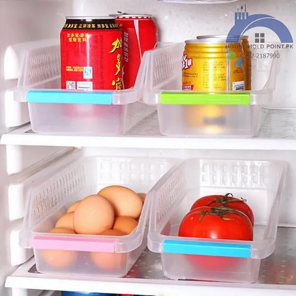 Fridge Storage Basket Plastic