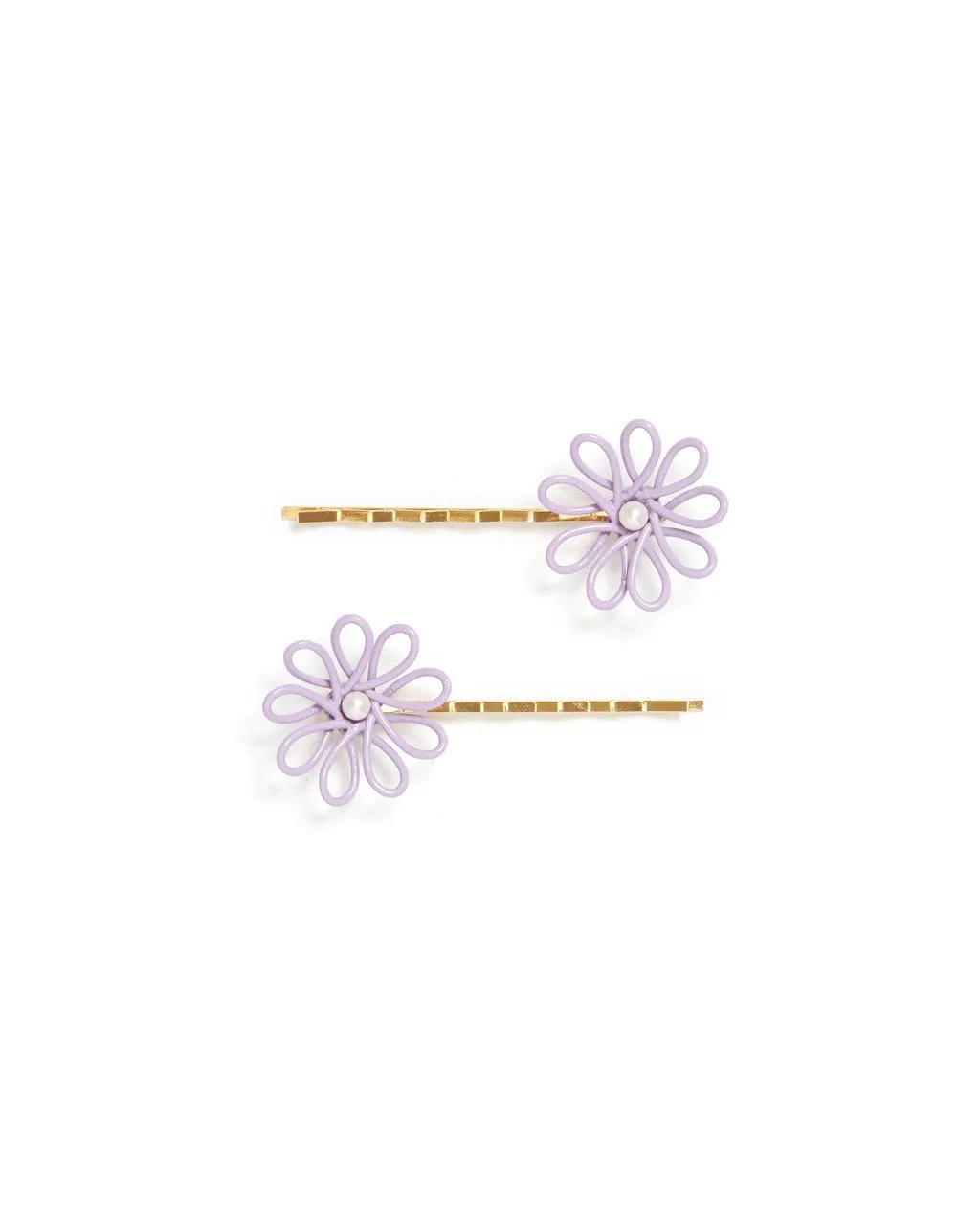 Genevieve Floral Bobby Pins