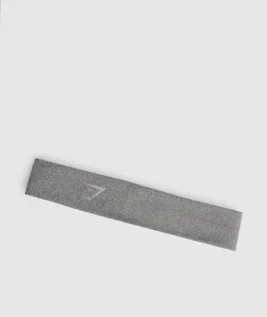 Gymshark New Era Headband - Light Grey Marl