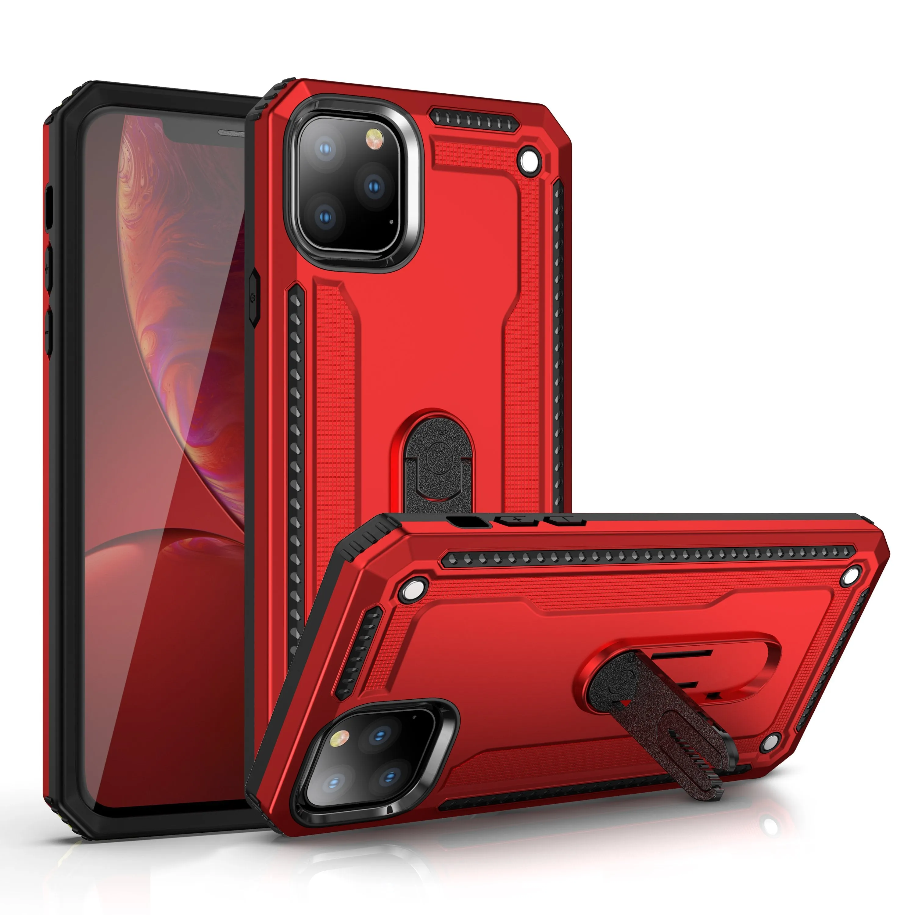 iPhone 11 Case - Air Vent Holder, Kickstand