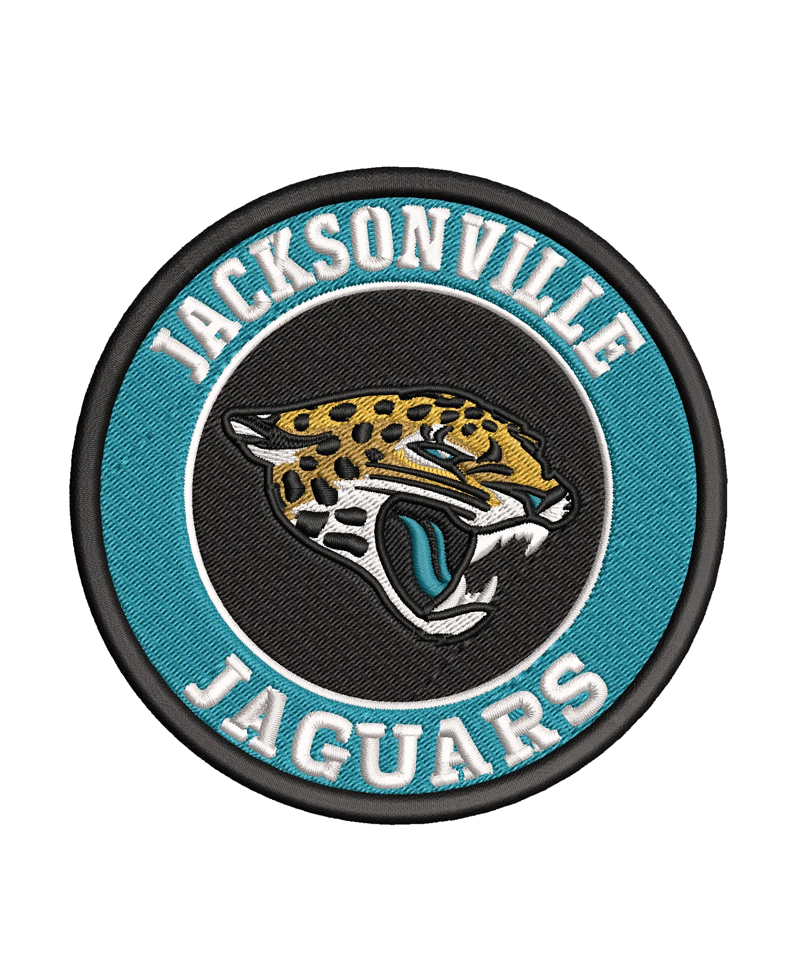 Jacksonville Jaguars - Pack of 6 Designs - 2 Sizes - Embroidery Design