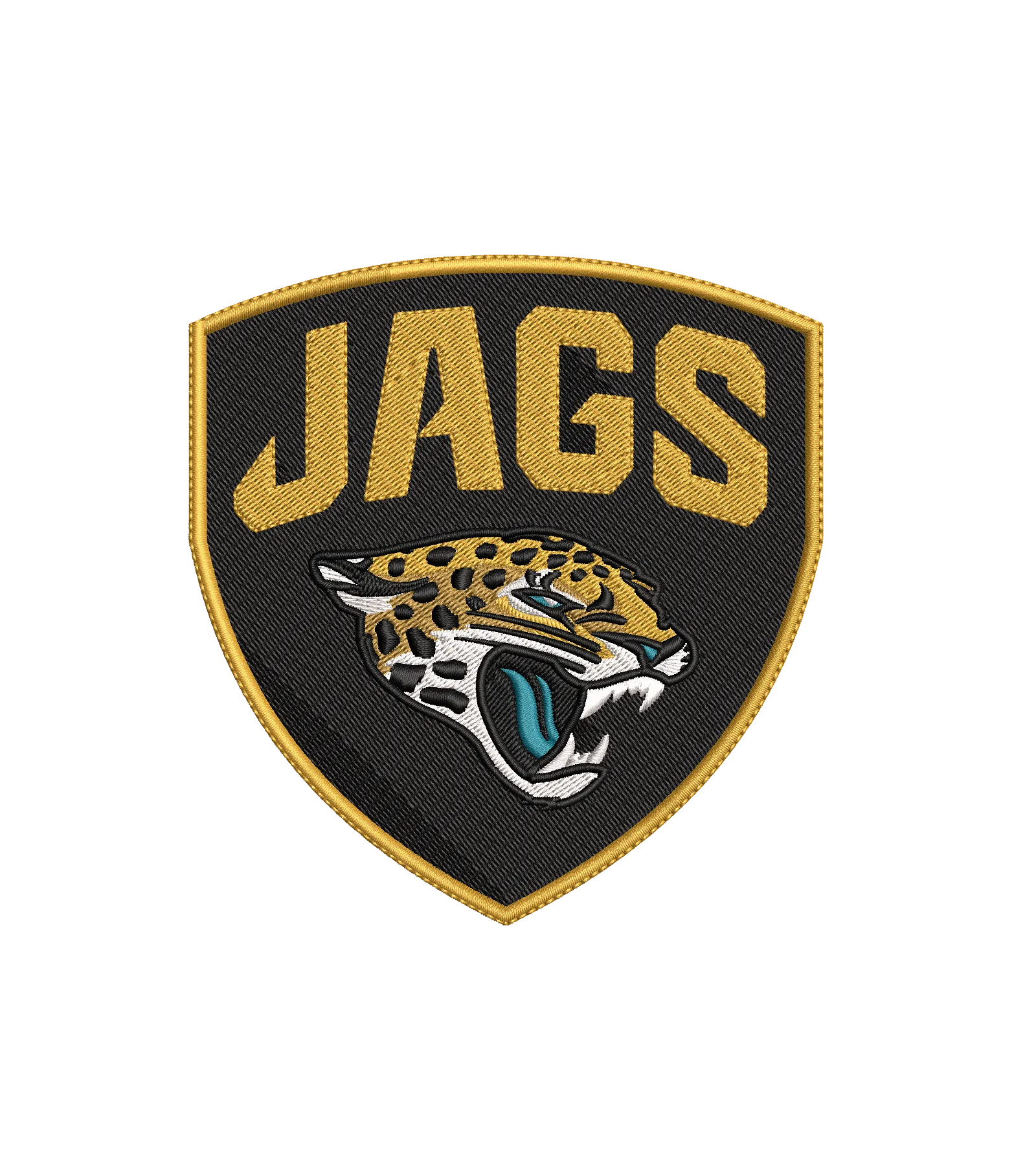 Jacksonville Jaguars - Pack of 6 Designs - 2 Sizes - Embroidery Design