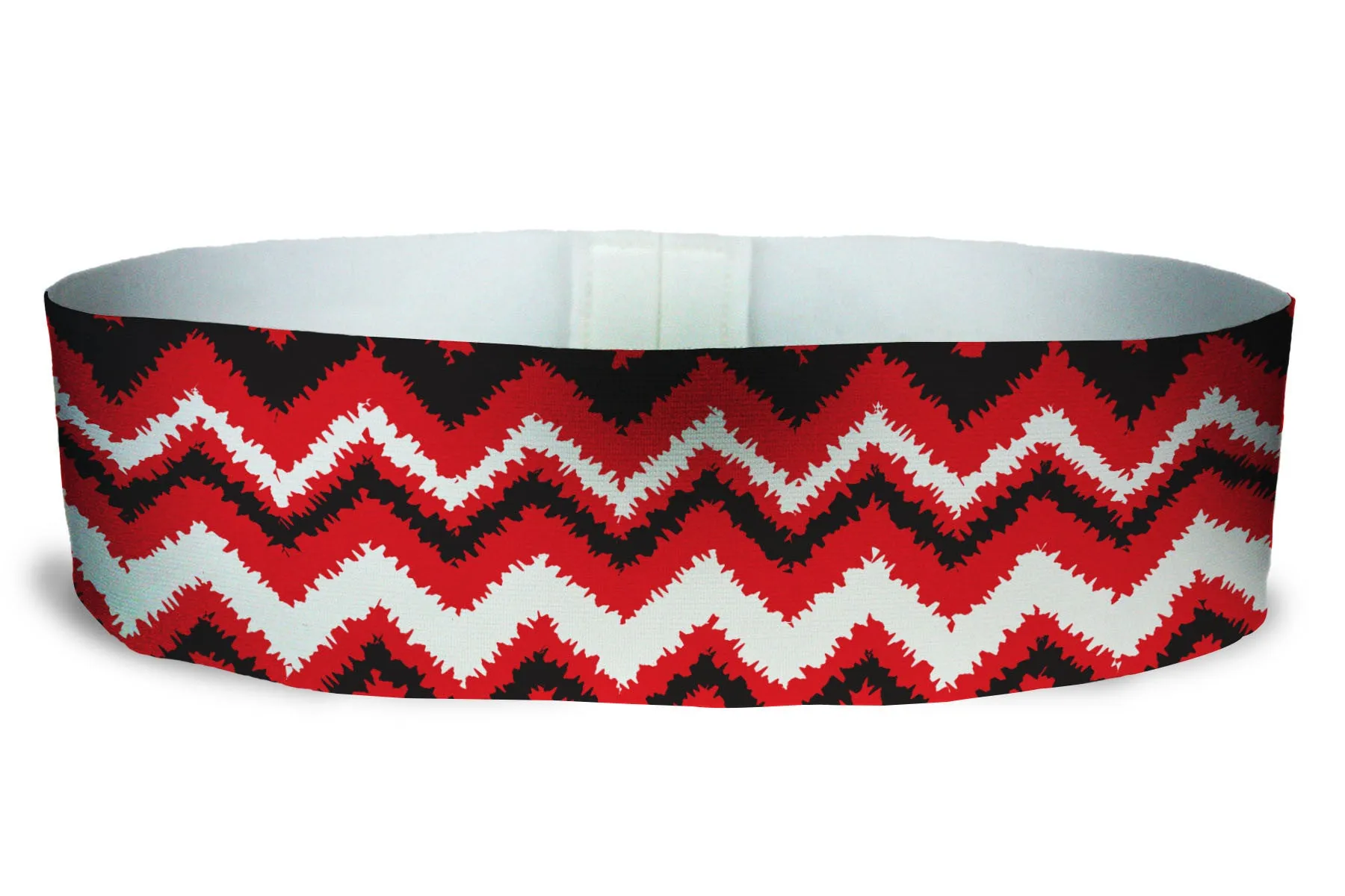 Loopty Loop Chevron Blurred Red Black