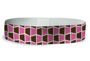 Loopty Loop Tiled Pink Brown