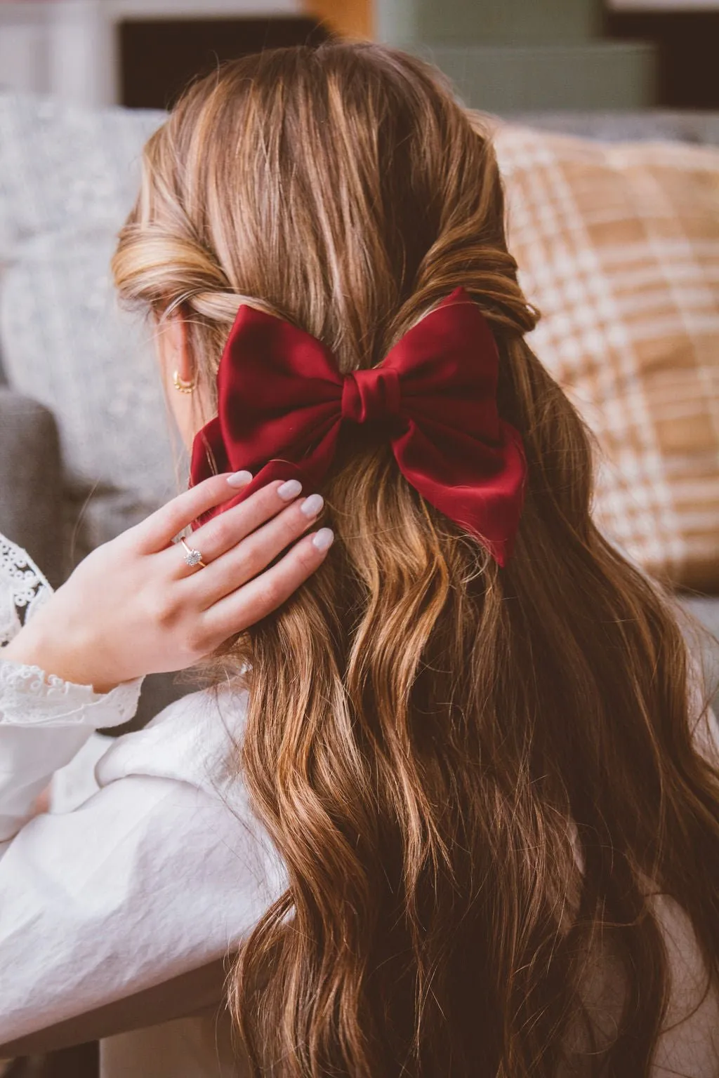 Mabel Satin Bow Clip