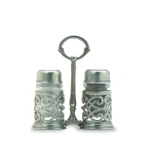 Match Cutwork Salt & Pepper Caddy