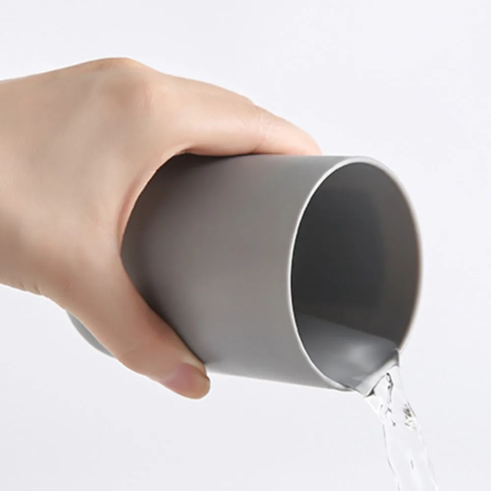 Minimalist Solid Color Plastic Wash Cup, HG0092