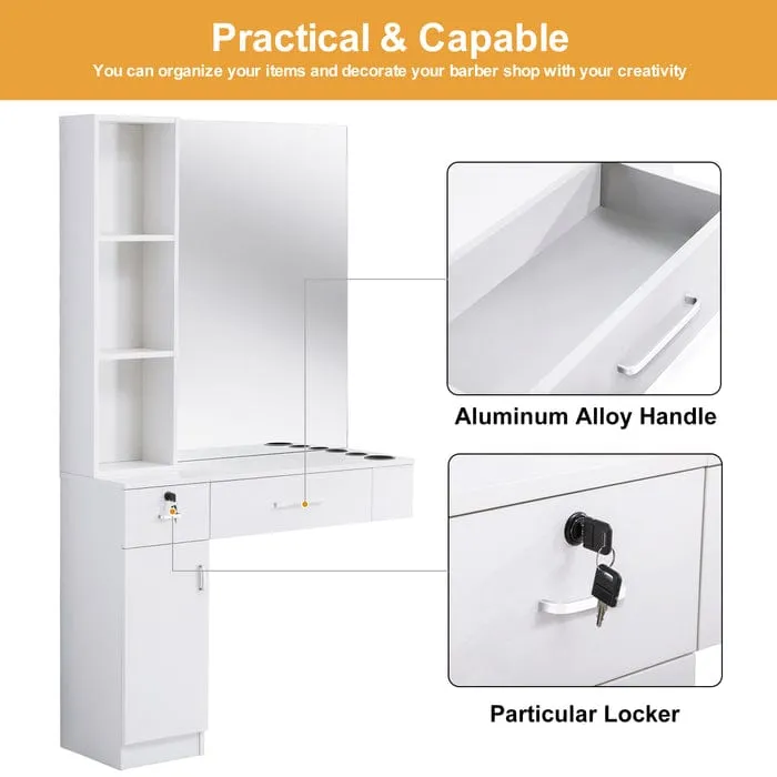 MirroStyle Wall-Mount Hair Station II