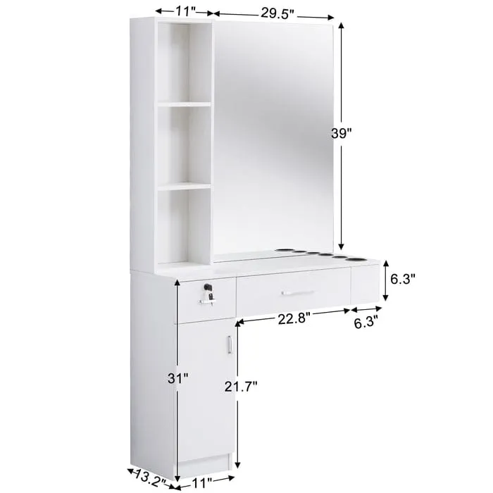 MirroStyle Wall-Mount Hair Station II