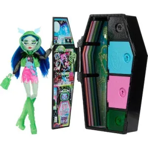 Monster High 12.75'' Skulltimate Secrets Neon Frights Ghoulia Yelps Fashion Doll