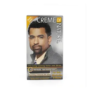 Permanent Dye Mens Color Creme Of Nature Rich Black 4.0