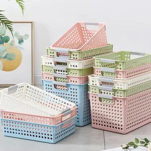 Plastic Shallow Storage Basket, HG0127